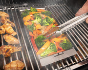 Broil King Ultra Lite 12-Inch Stainless Steel Tongs — use and feature detail