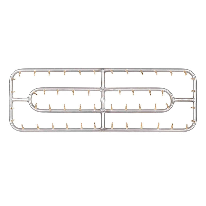 The Outdoor Plus Stainless Steel Double Rectangle Bullet Burner