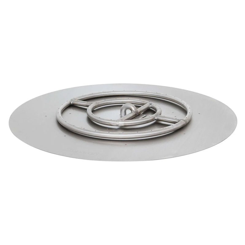 The Outdoor Plus Round Flat Pan & Round Stainless Steel Burner