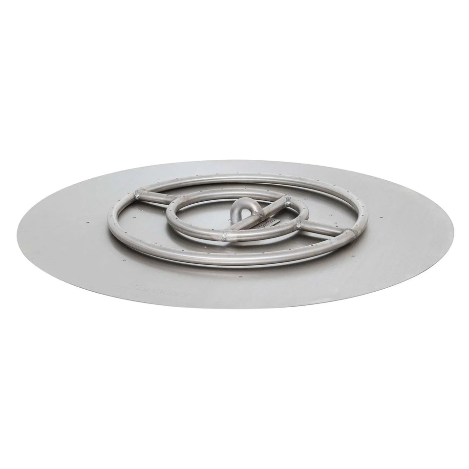 The Outdoor Plus Round Flat Pan & Round Stainless Steel Burner