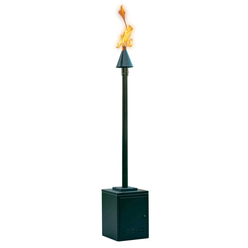 The Outdoor Plus Single Torch Stand & LP Tank Enclosure