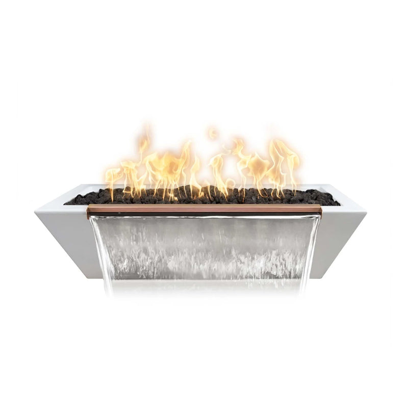 The Outdoor Plus Linear Maya Fire & Water Bowl