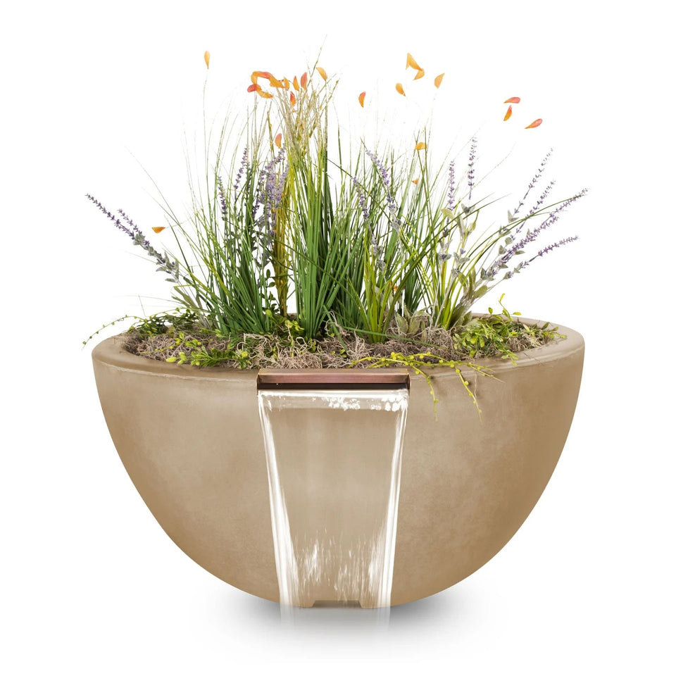 The Outdoor Plus Luna Planter & Water Bowl