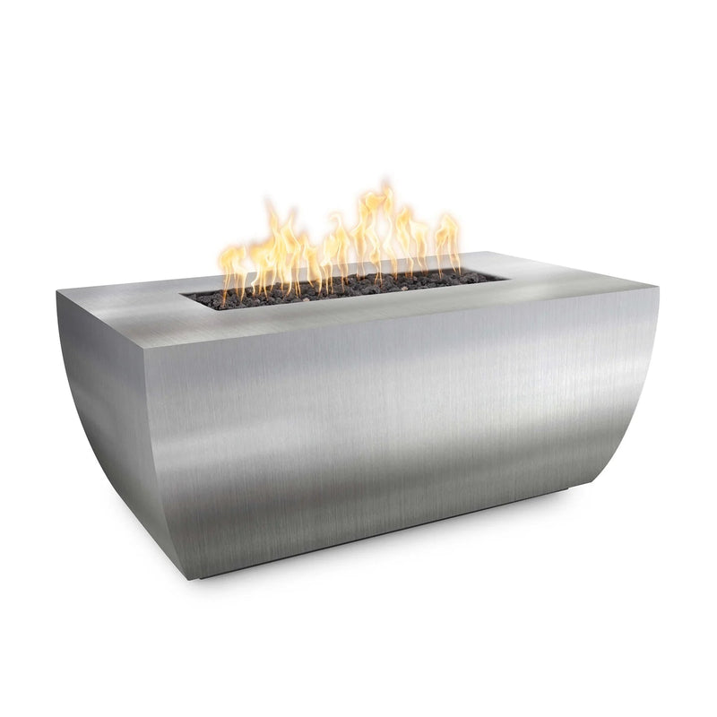 The Outdoor Plus Linear Avalon Fire Pit · Hammered Copper
