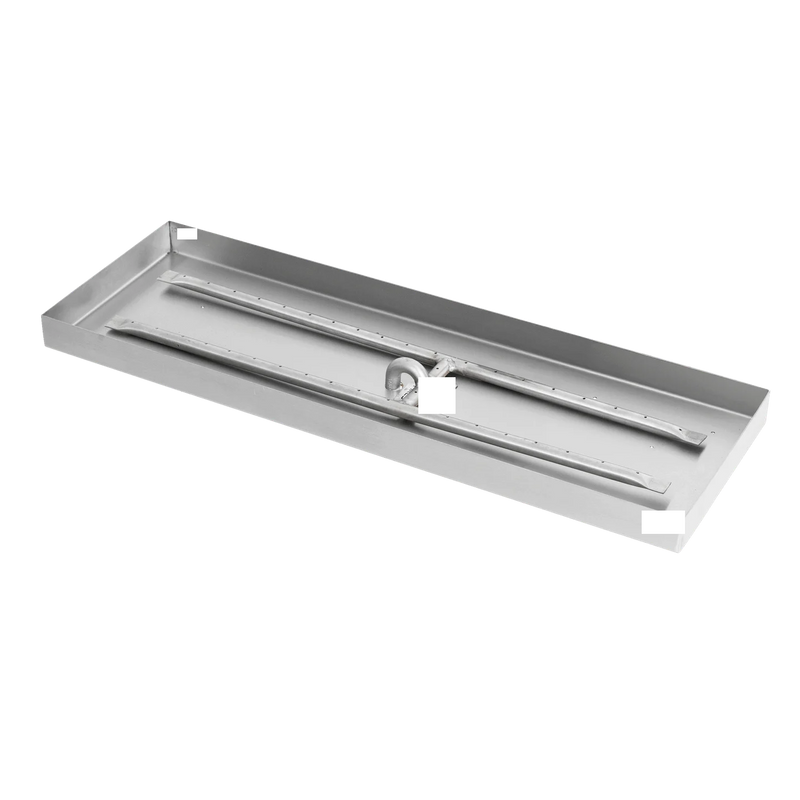 The Outdoor Plus Rectangular Lipless Drop-In Pan & Stainless Steel 'H' Burner