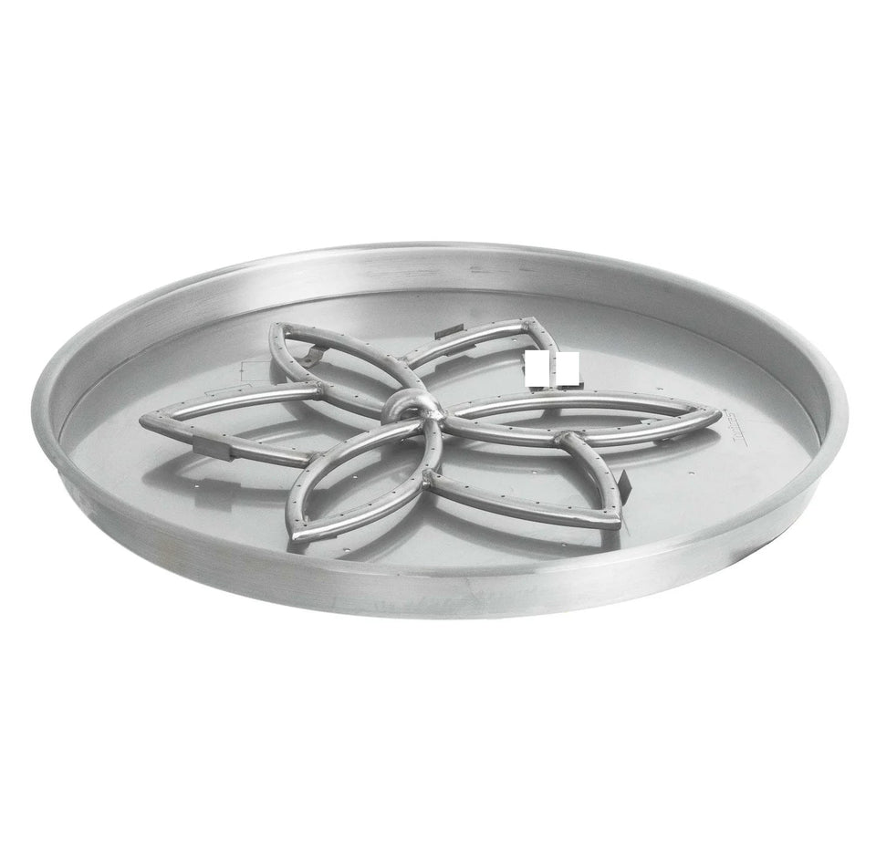 The Outdoor Plus Round Drop-In & Lotus Stainless Steel Burner