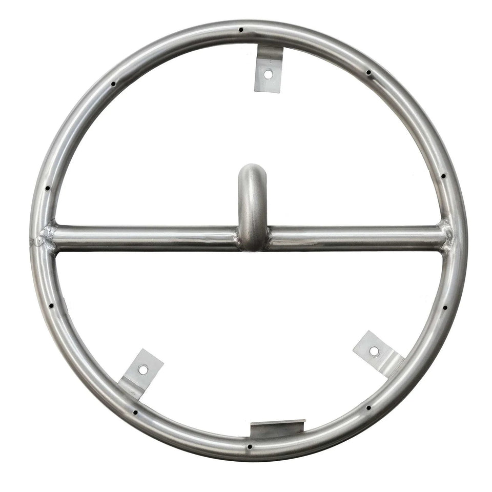 The Outdoor Plus Round Stainless Steel Burner