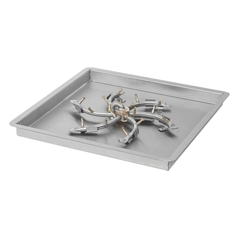 The Outdoor Plus Square Drop-In Pan And SS Triple 'S' Bullet Burner
