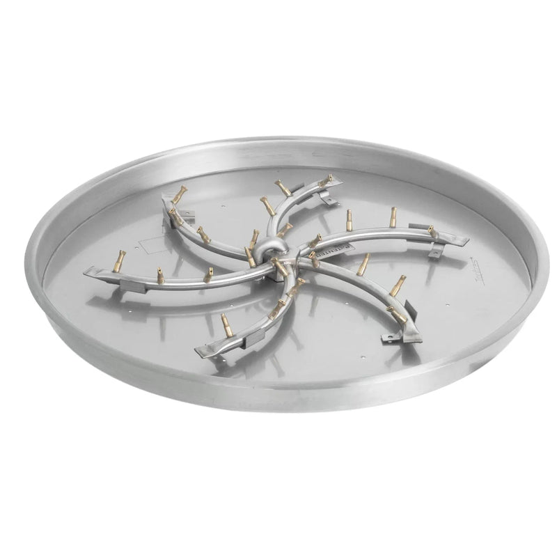 The Outdoor Plus Round Drop-In Pan And SS Triple 'S' Bullet Burner
