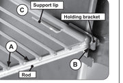 Firemaster 24″ Drop-In Charcoal Grill: Optional warming rack
