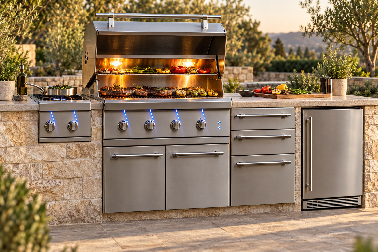 American Made Grills outdoor kitchen