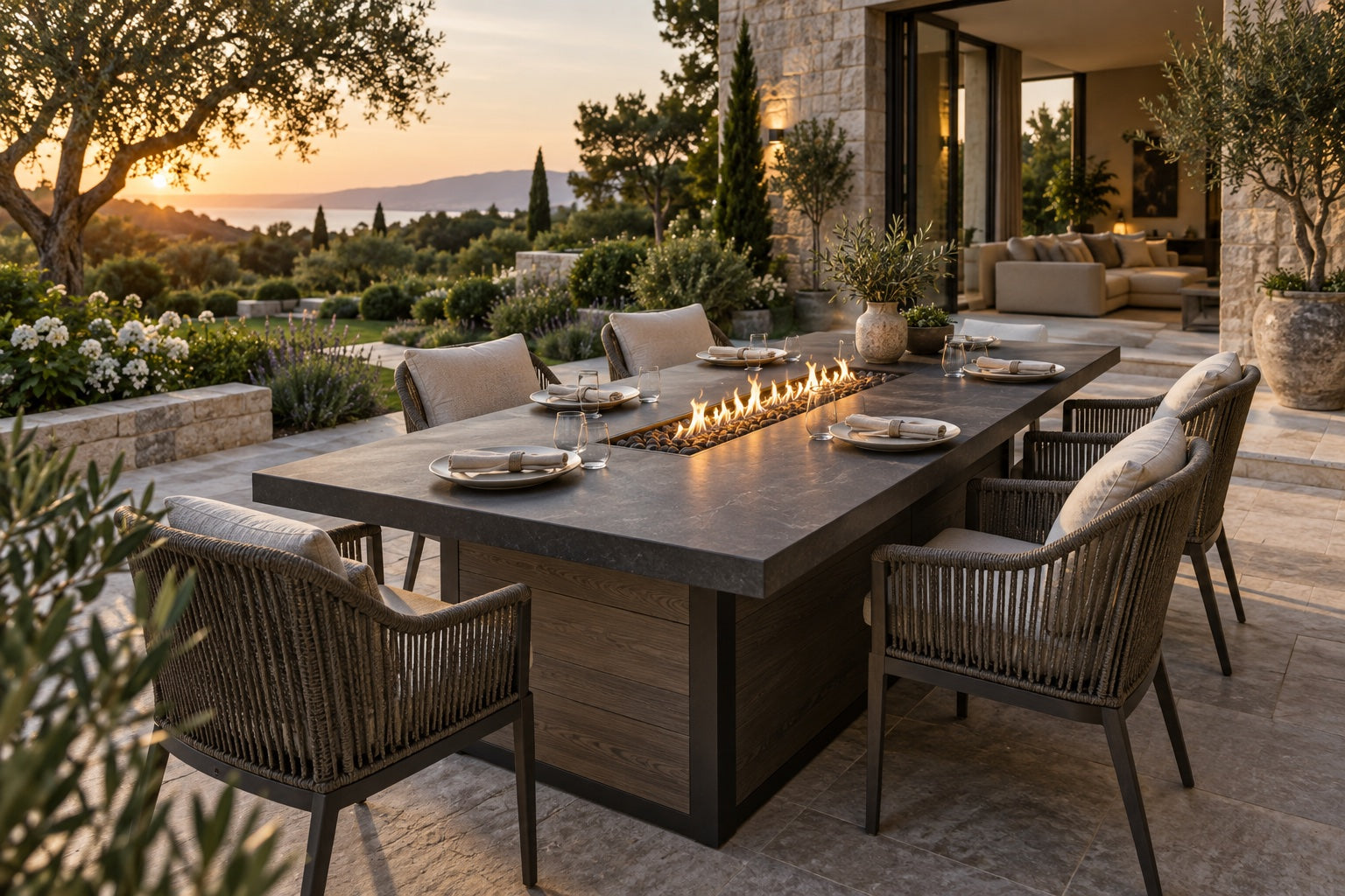 Dinner, with a little more atmosphere.