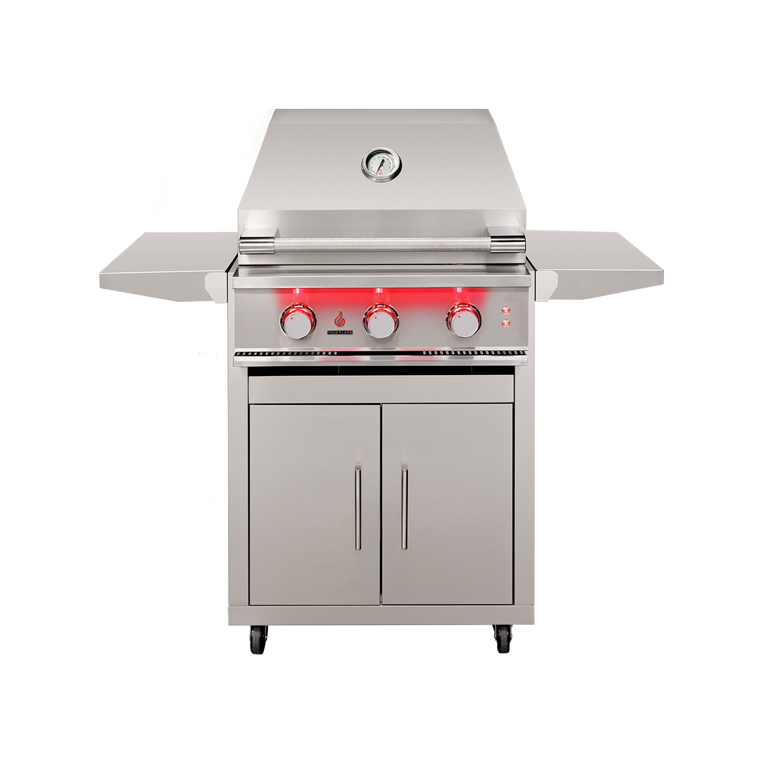 TrueFlame 25" 3 Burner Gas Grill with Cart